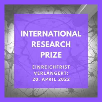 Int. Research Prize 2022 Verlängerung